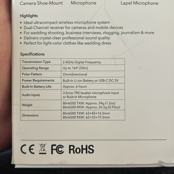 Wireless Microphone System for Vlogging, Online Meetings, Journalism & more! - Picture 4 of 6